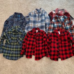 Boys flannel shirts